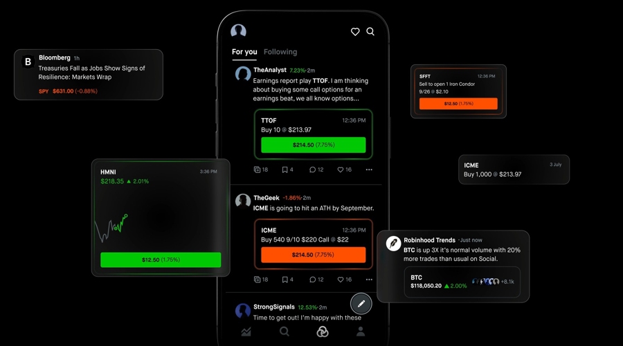 Robinhood Launches Social Trading Platform to Compete with Reddit Communities